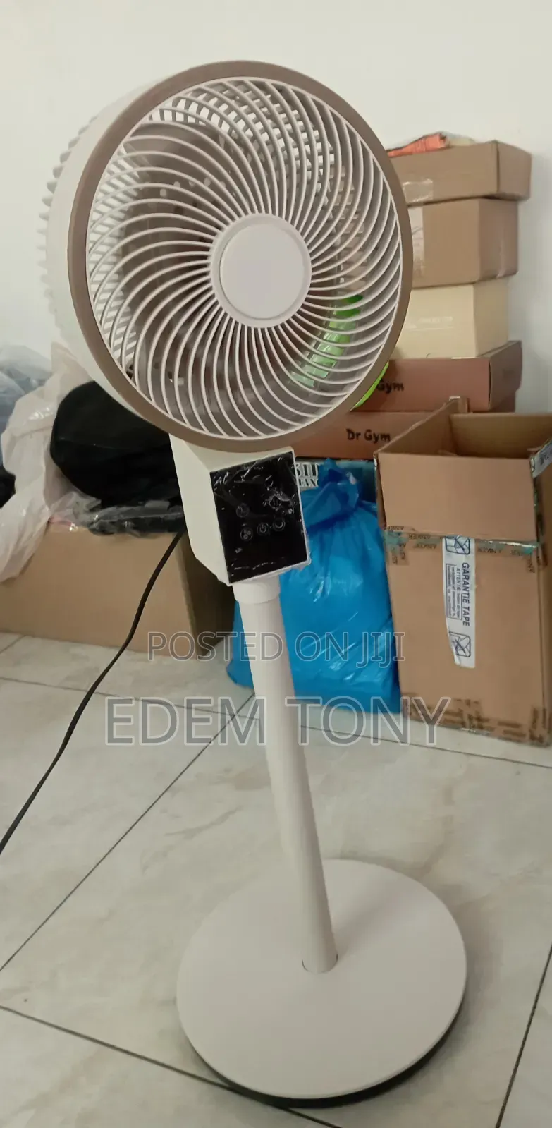 White Label 10" 50w 3d Oscillation Stand Fan