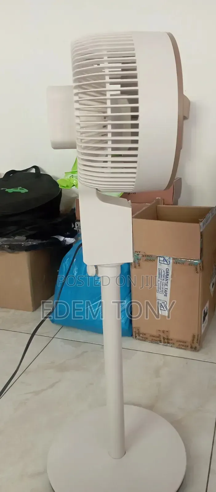White Label 10" 50w 3d Oscillation Stand Fan