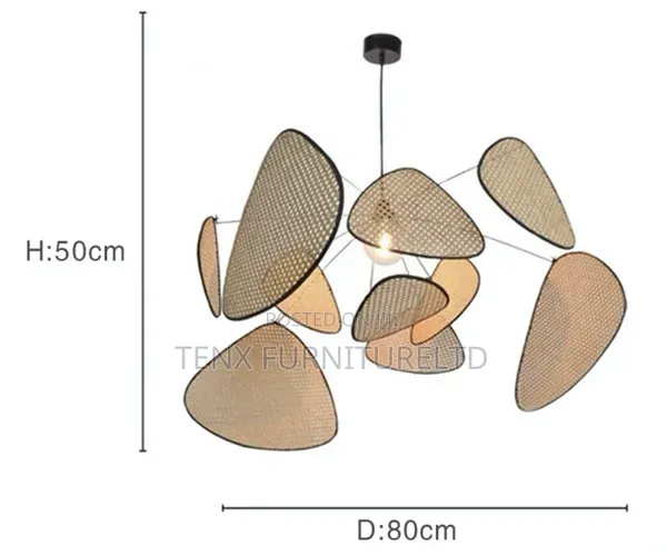 Pendant Light Rattan/ Metal Lighting