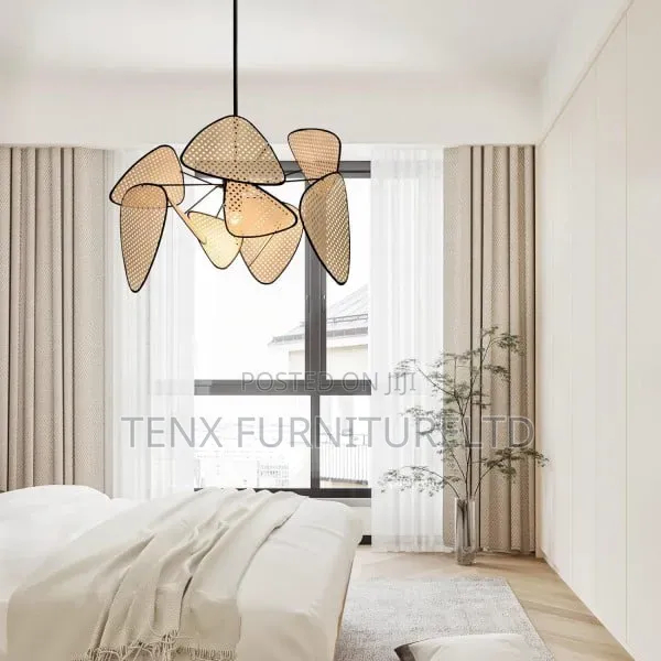 Pendant Light Rattan/ Metal Lighting