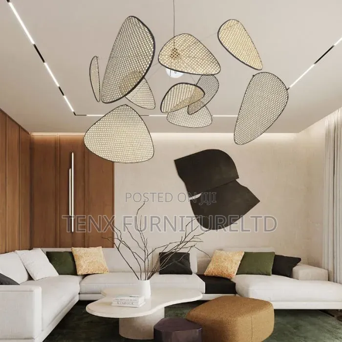 Pendant Light Rattan/ Metal Lighting