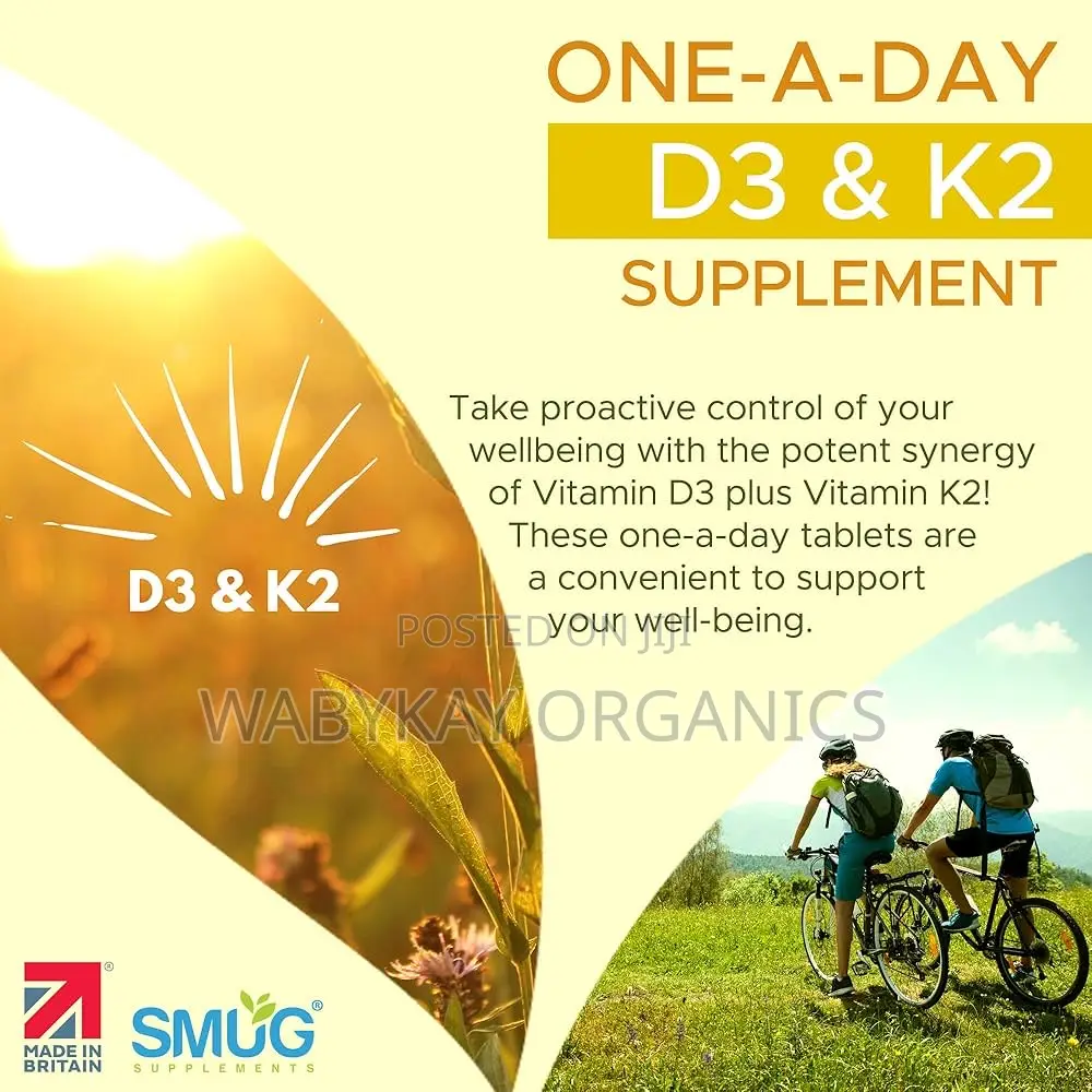 Vitamins D3+K2 1year Supply