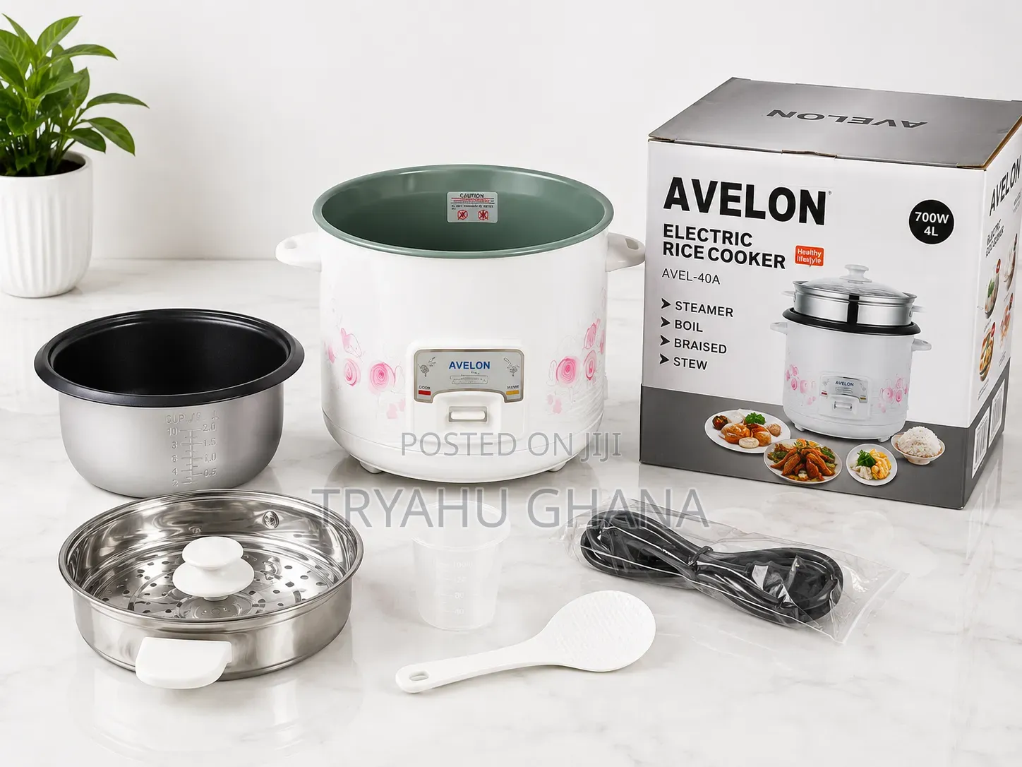 Buy Avelon Electric Rice Cooker 4l 700w Online | Tryahu Price