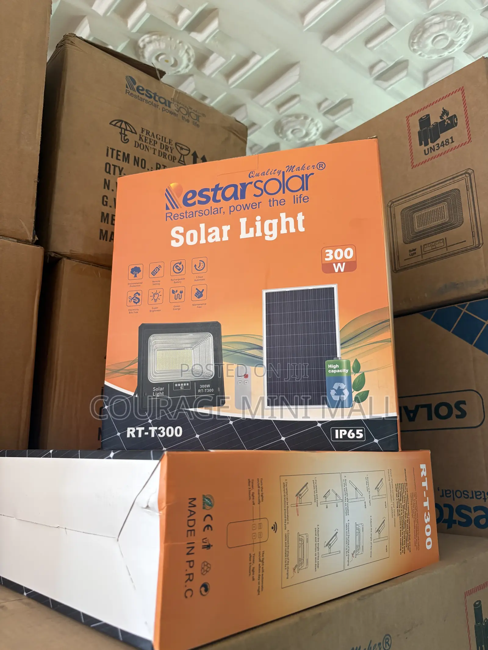 Restar 300w Solar Flood Light
