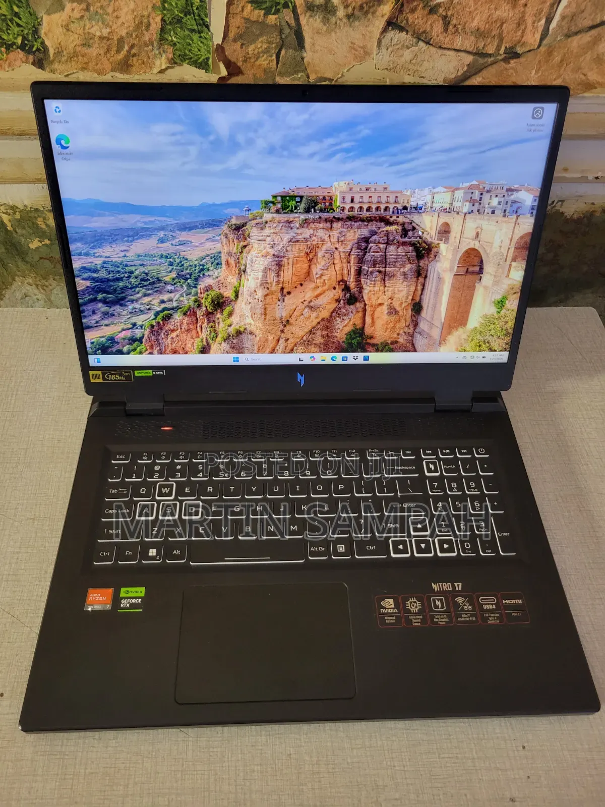 Laptop Acer Nitro 17 16GB AMD Ryzen 7 SSD 1T
