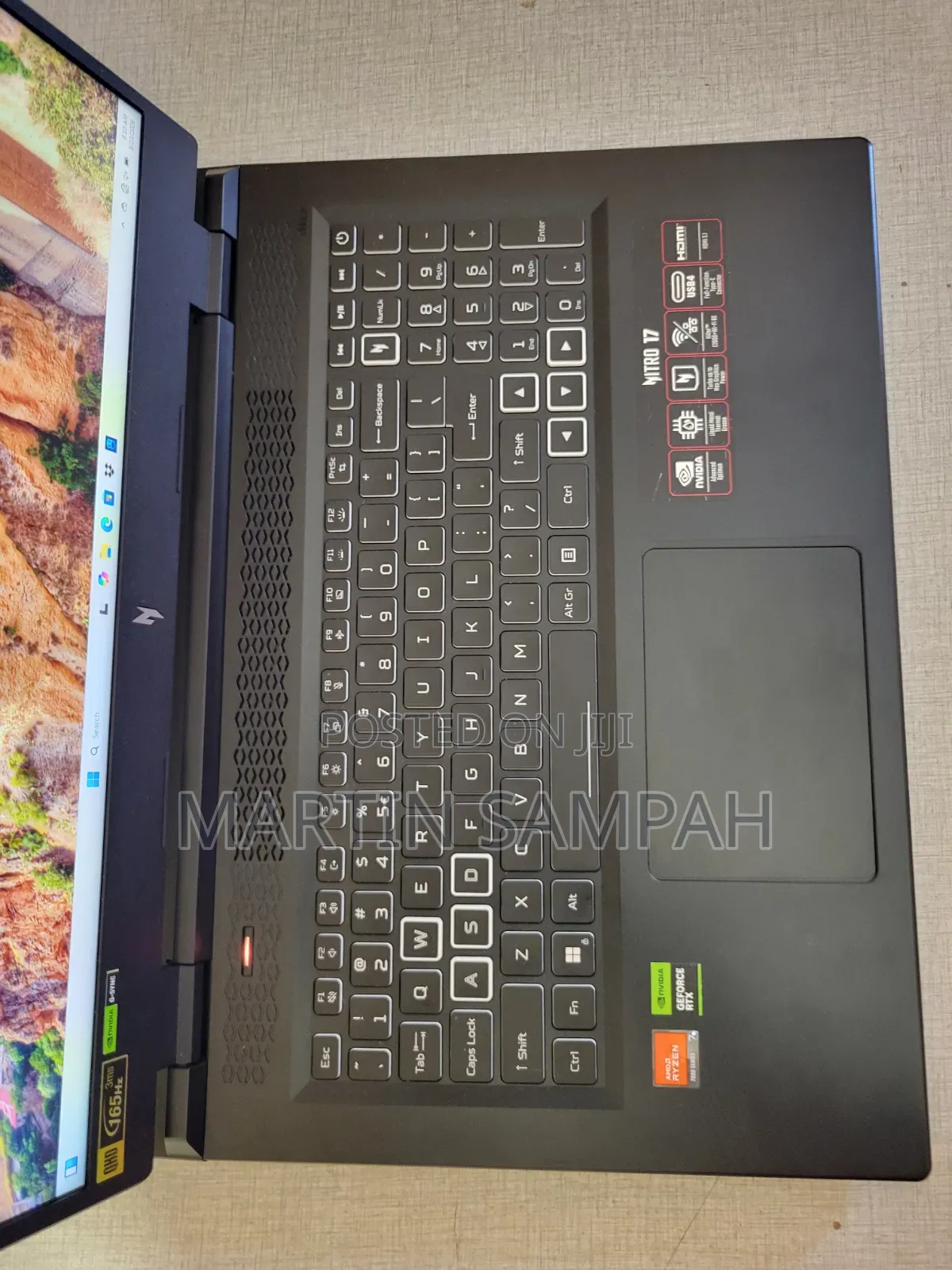Laptop Acer Nitro 17 16GB AMD Ryzen 7 SSD 1T