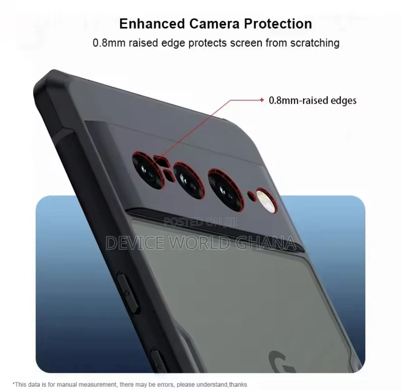Transparent Slim Fit Protective Case for Google Pixel 6, 6a and 6pro