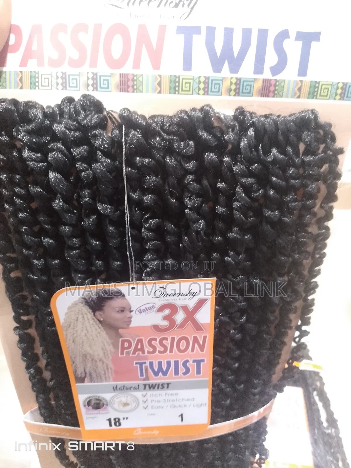 Passion Twist 3x Hair Extension (Pre-Stretched)
