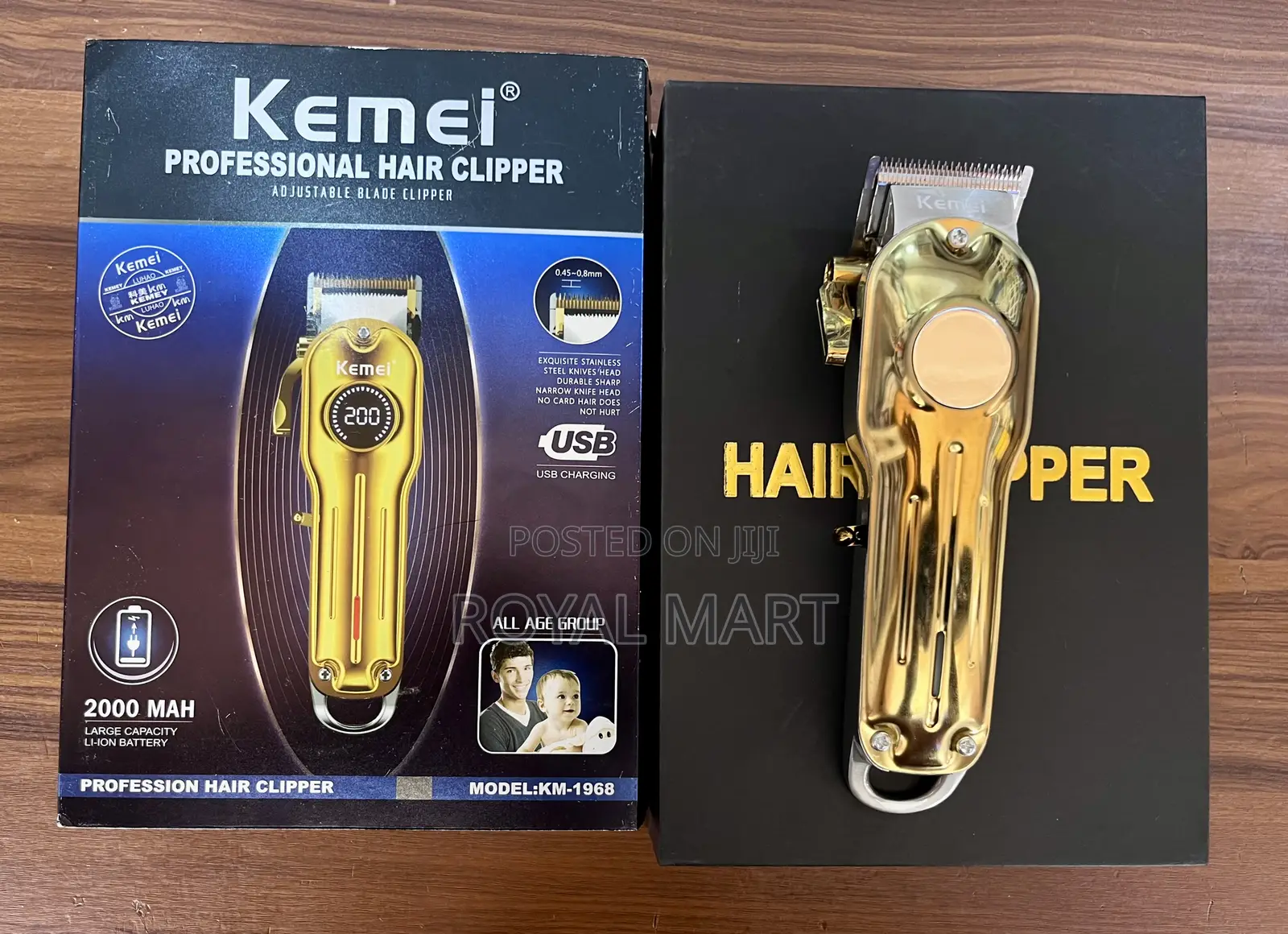 Kemei Gold Professional Hair Clipper