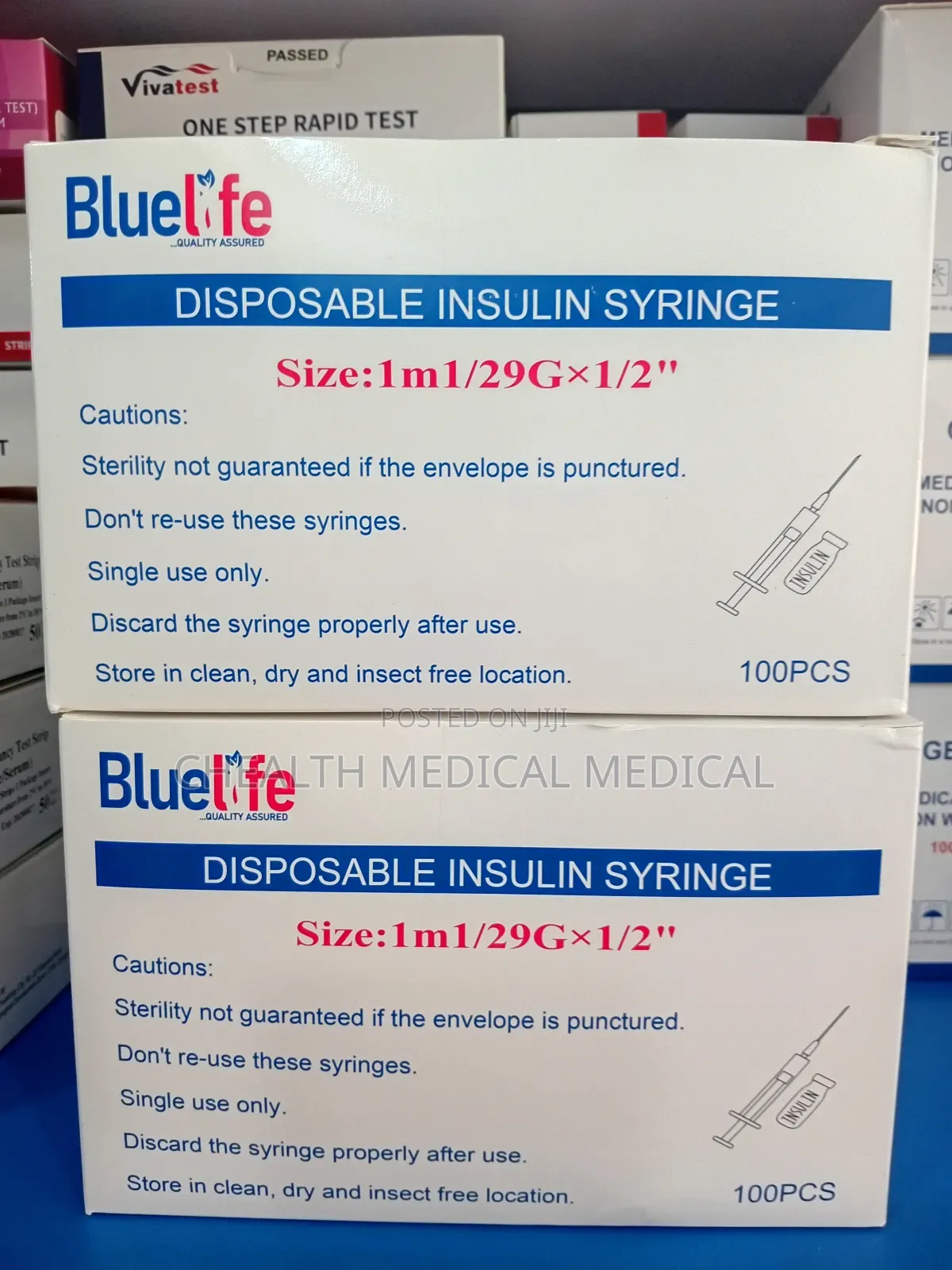 Disposable Insulin Syringe 1ml