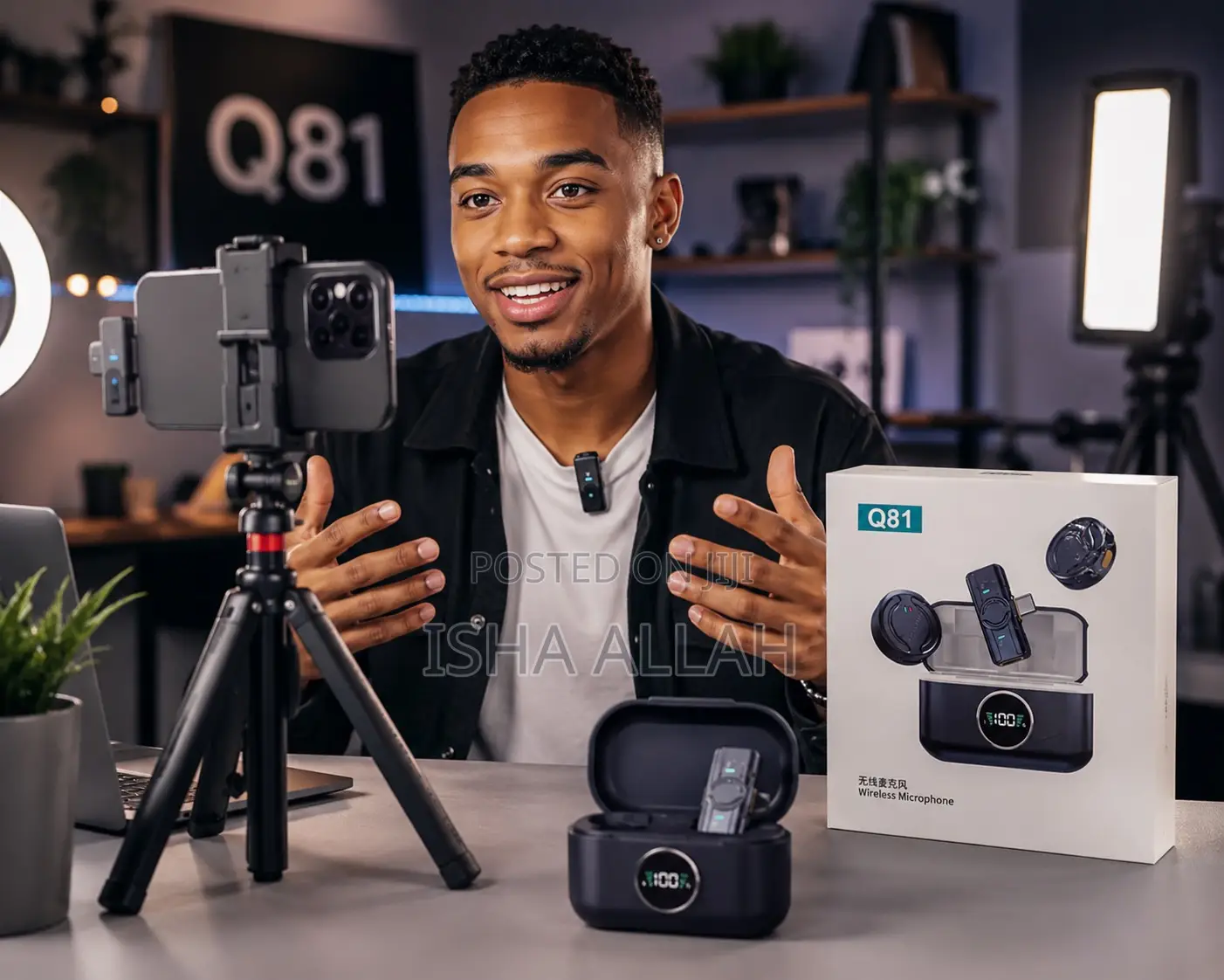 Q81 Wireless Microphone — Clear Voice, Powerful Content