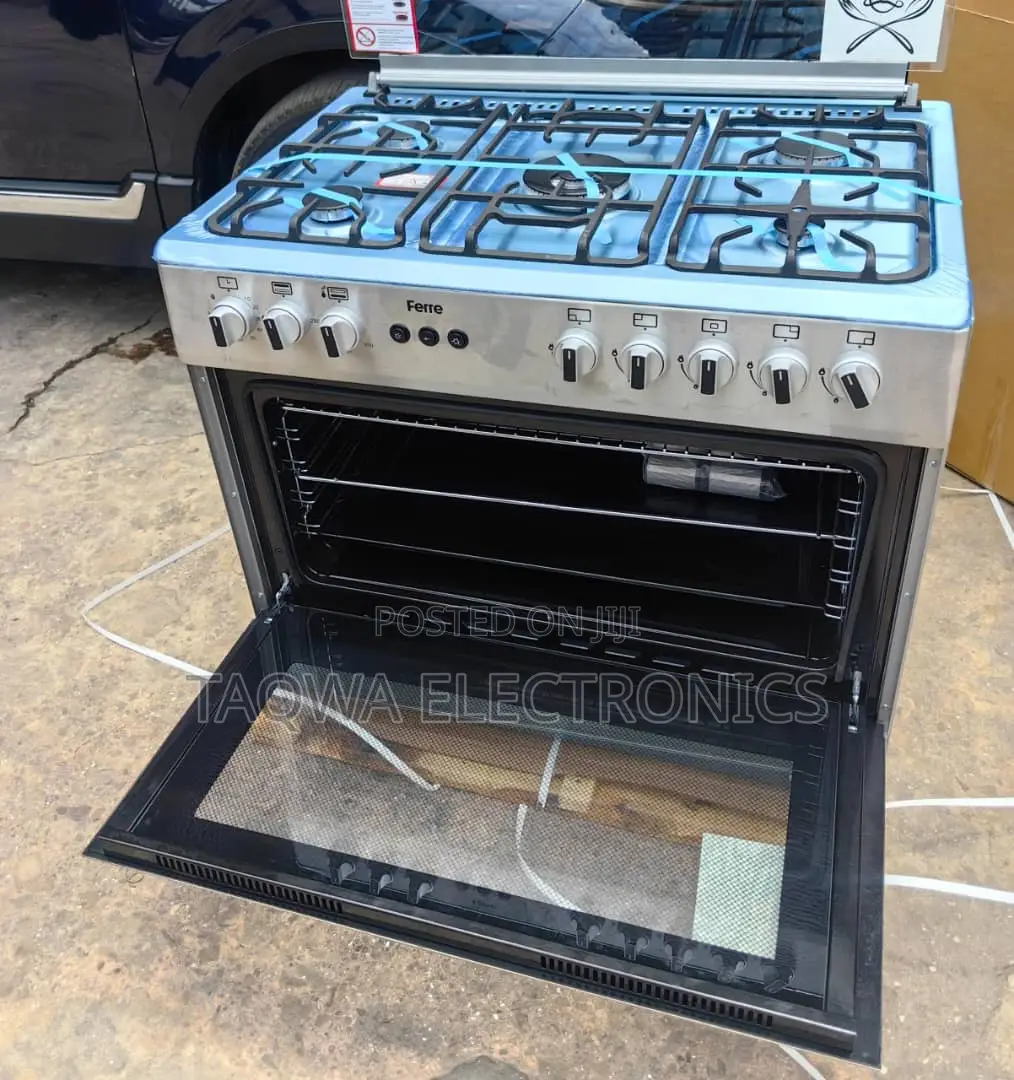 Modern Ferre 60x90 5 Burner Gas Cooker