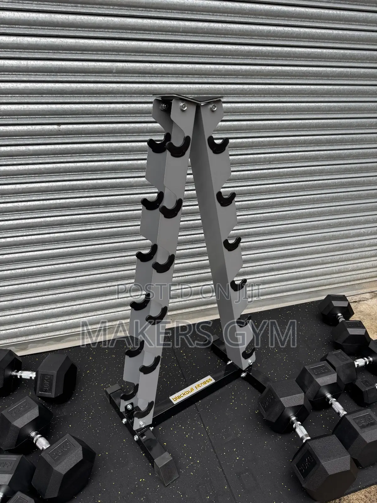 5-30kg Hex Dumbbells Set Vertical Rack.(210kg)