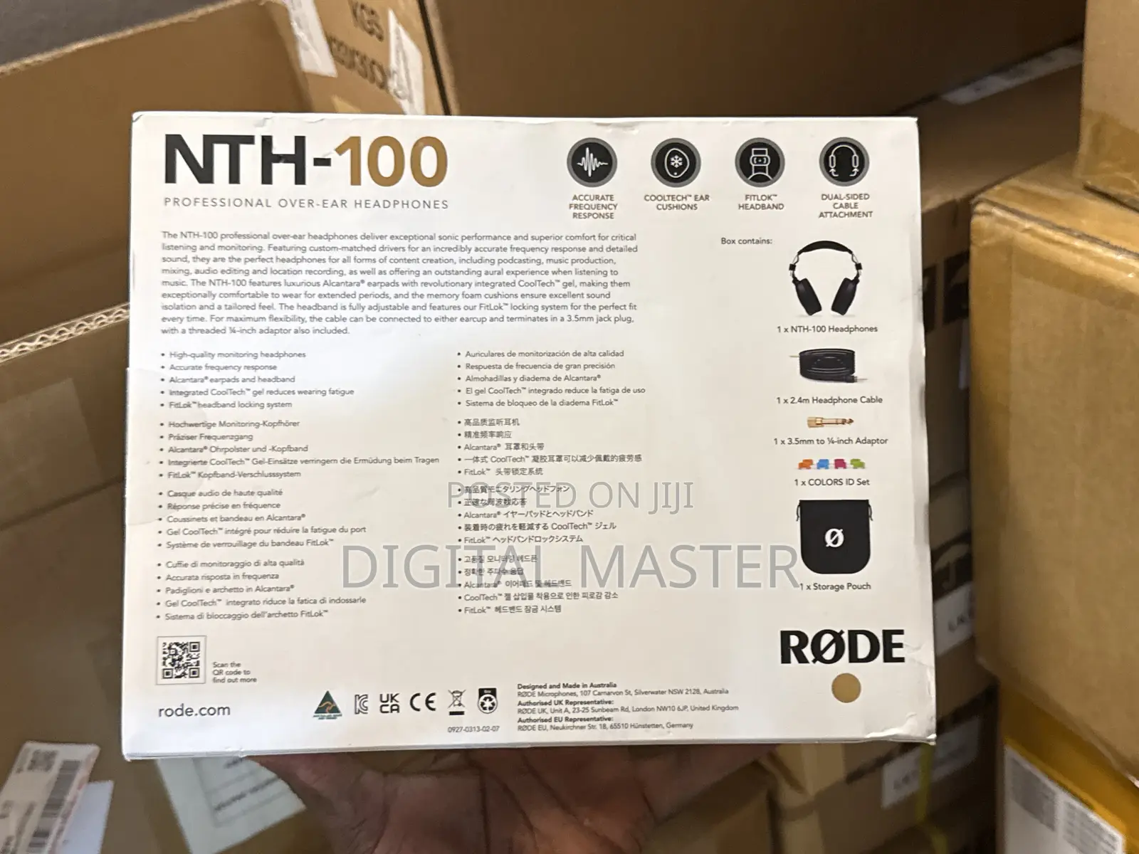 Rode NTH-100 Professional Over-Ear Headphones