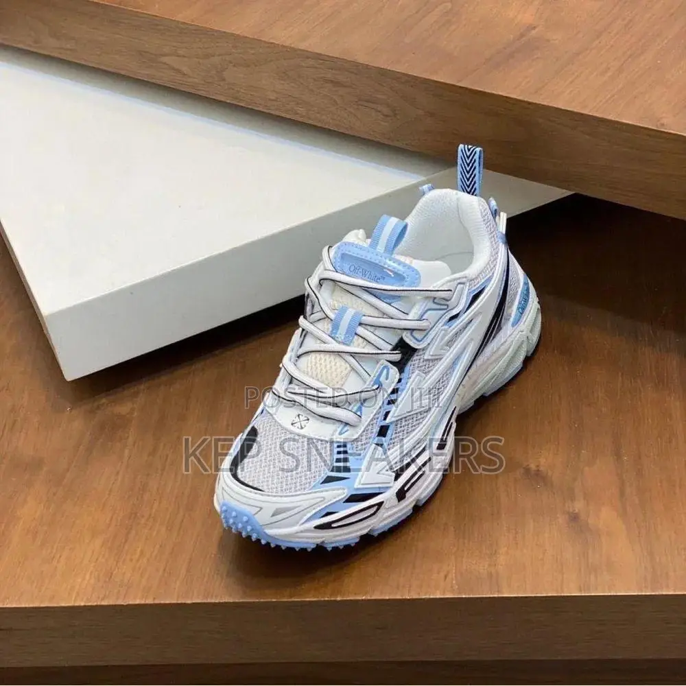 Off-White Be Right Back White Light Blue Colorway