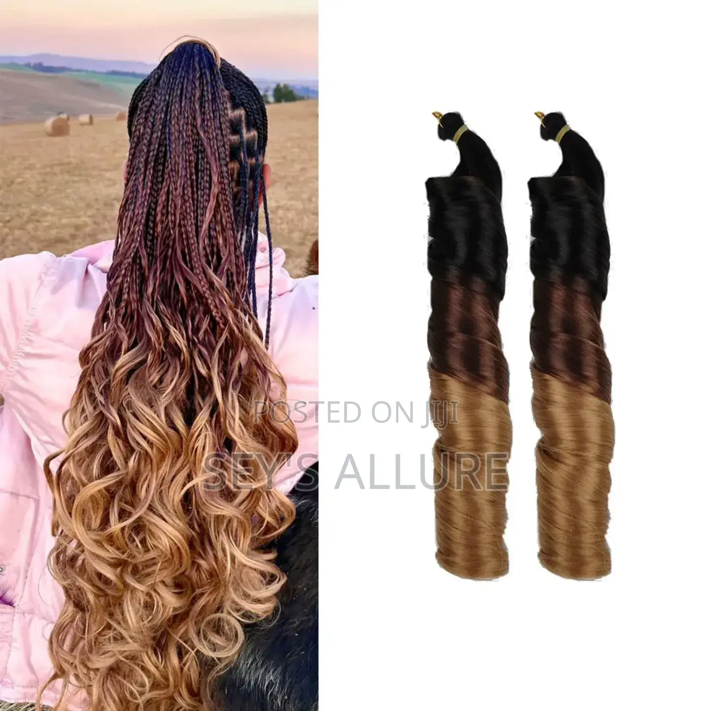 24inches And 12inches French Curls