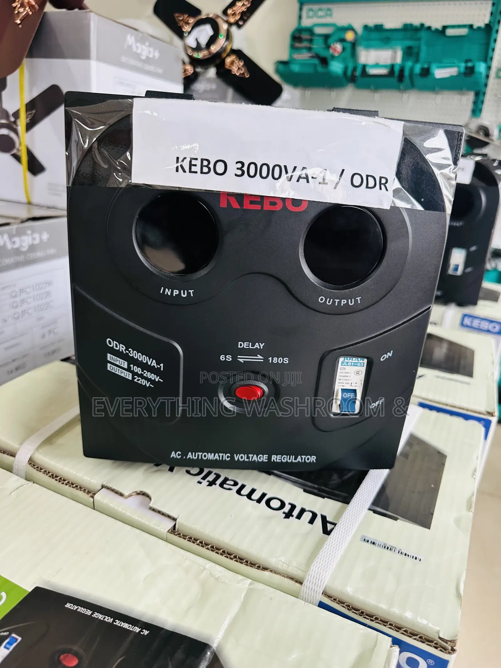 Kebo 3000va Automatic Voltage Regulator (Avr) / Stabilizer
