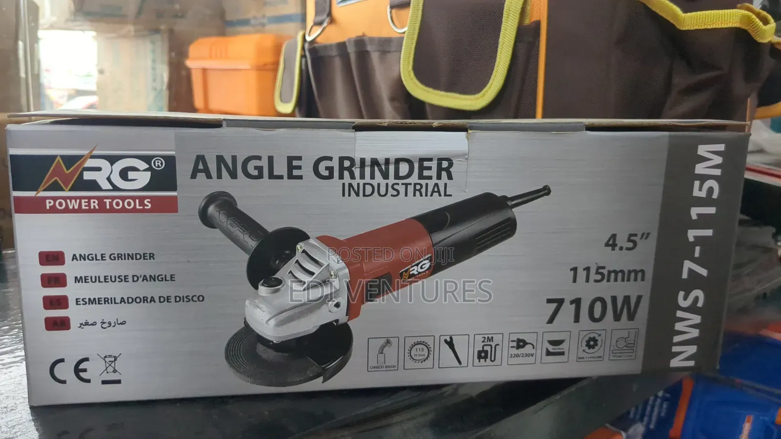 NRG 710w Angle Grinder 115mm 4.5"
