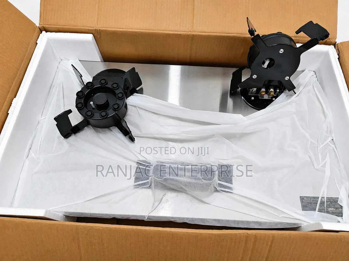 Premium Built-in / Countertop Flip Gas 2 Burner Stove