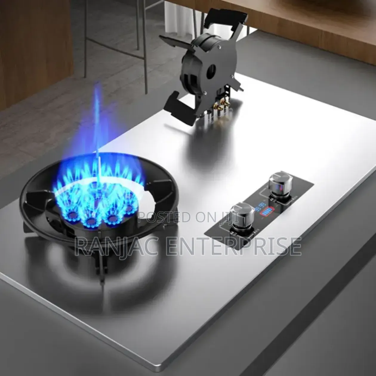 Premium Built-in / Countertop Flip Gas 2 Burner Stove
