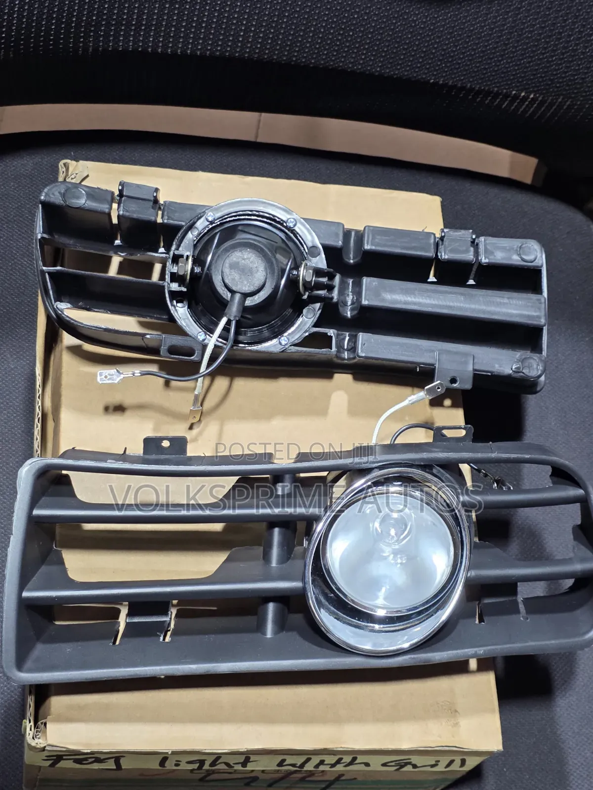 Fog Light Grilles Lamp Set for Golf4 Mk4