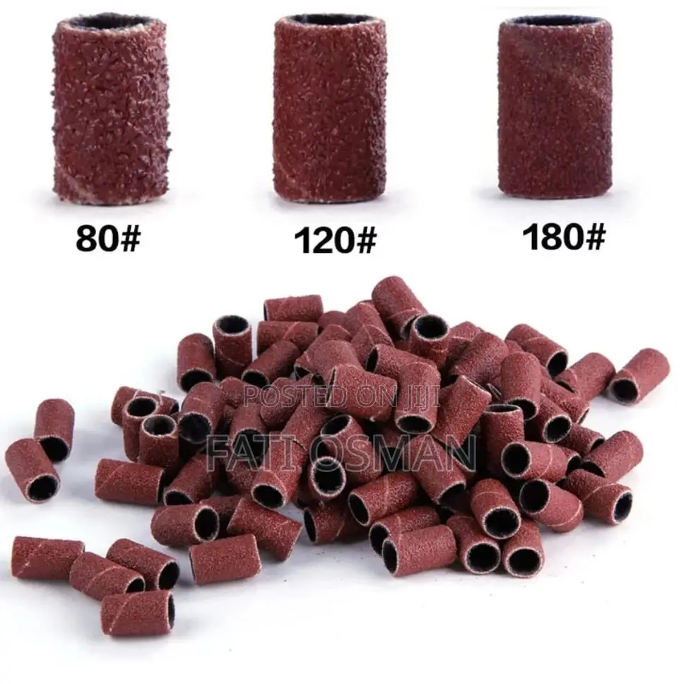 Sanding Cap Bands for Electric Manicure Machine 180/120/80