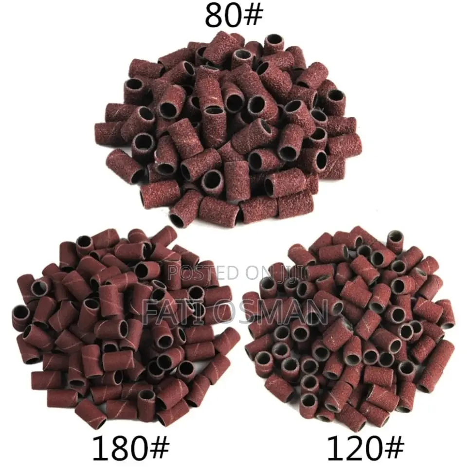 Sanding Cap Bands for Electric Manicure Machine 180/120/80