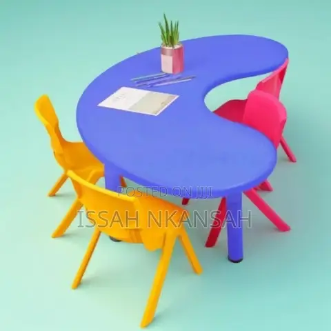 Moon Design Plastic Table and Chairs