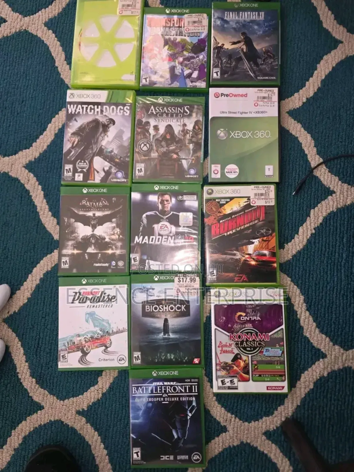 Xbox One S With Cd Games