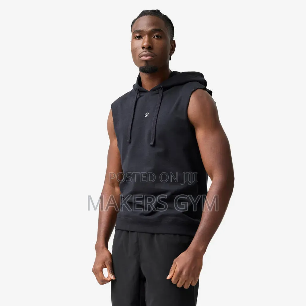 Boxing Hooded Tank Top - Black