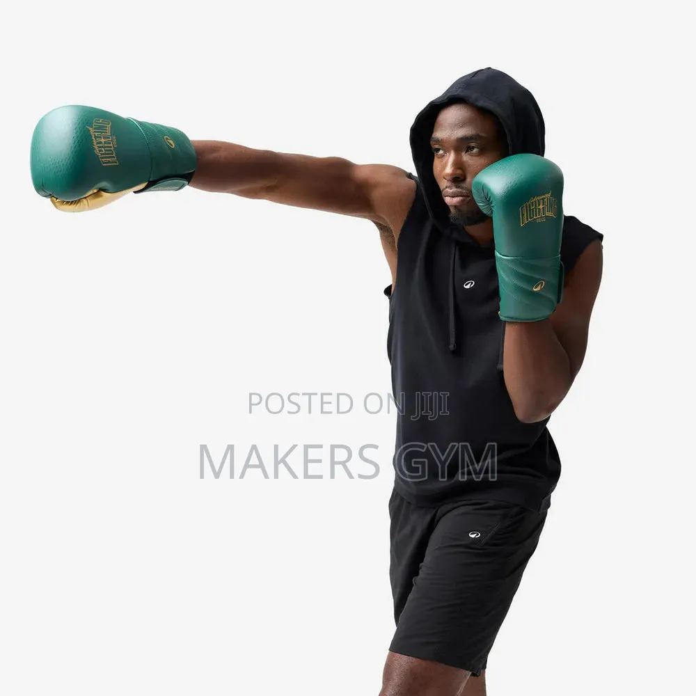 Boxing Hooded Tank Top - Black