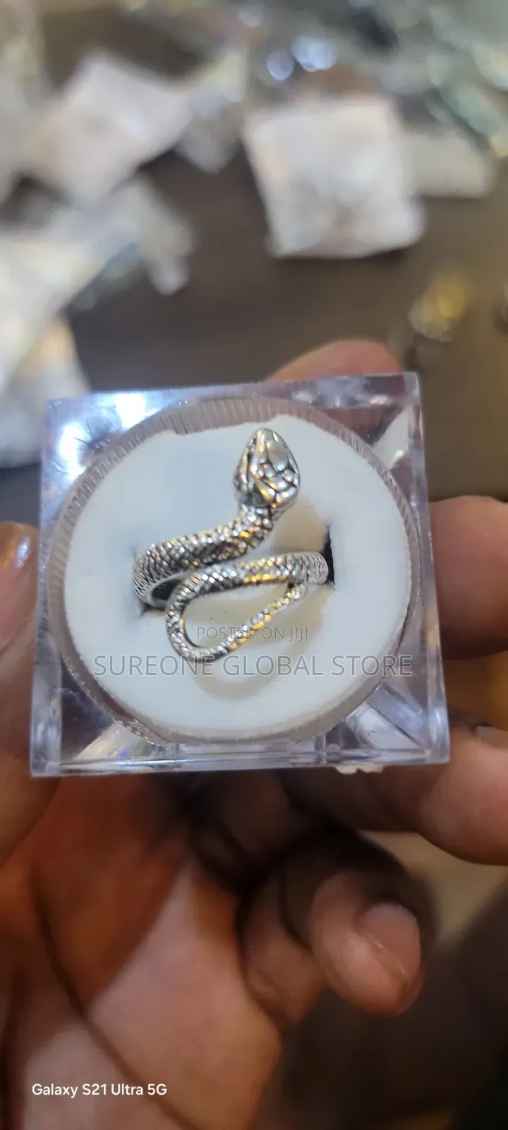 Sterling Silver Serpentine Wrap Ring