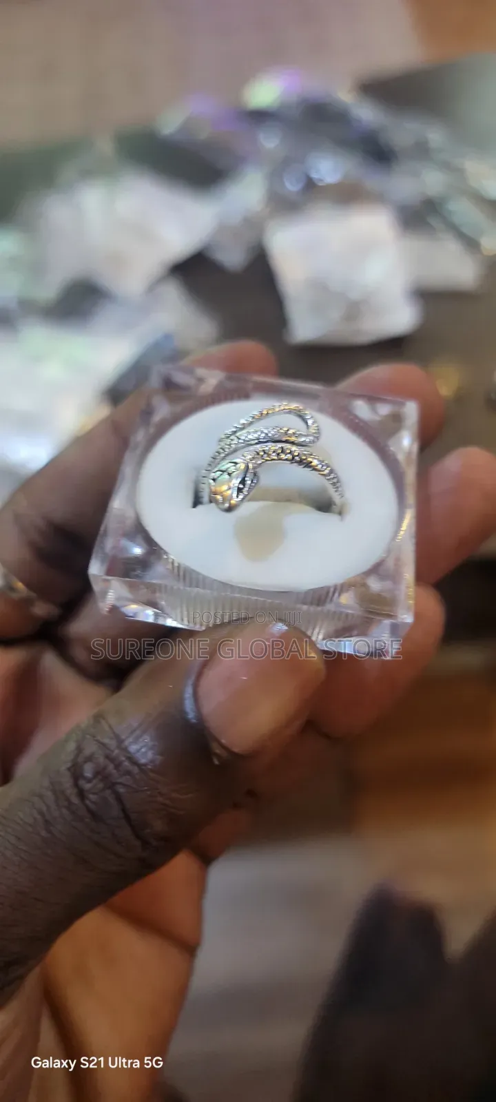 Sterling Silver Serpentine Wrap Ring