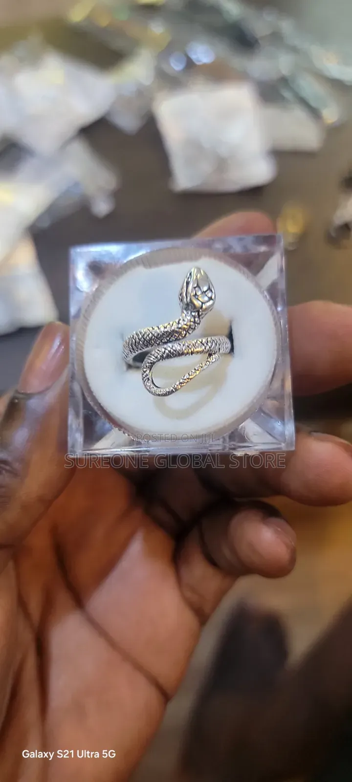 Sterling Silver Serpentine Wrap Ring