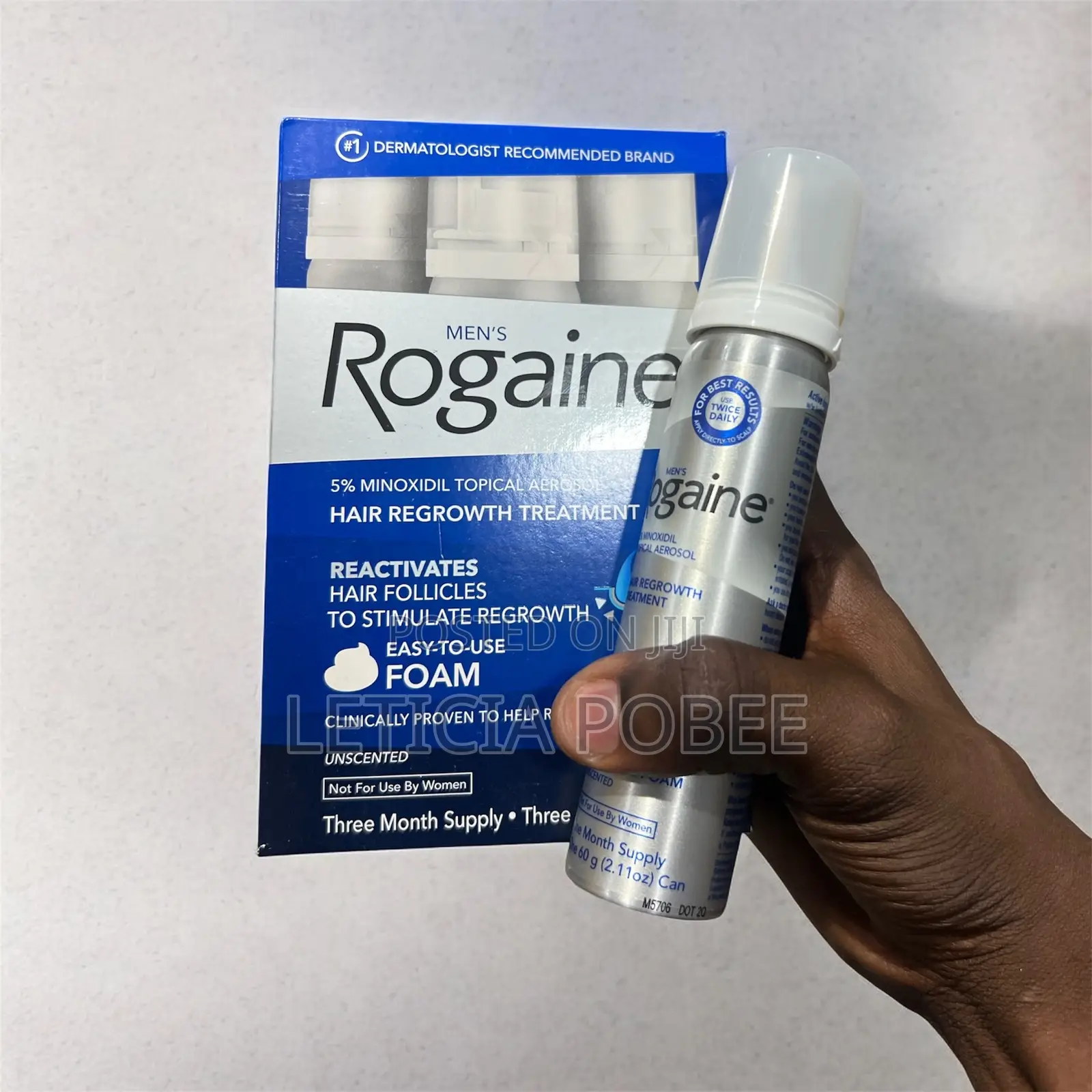Dermatologist Recommended Rogaine 5% Foam for Men