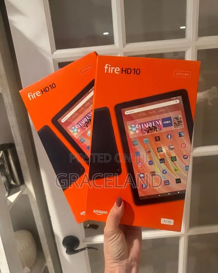 New Amazon Fire HD 10 32 GB Black