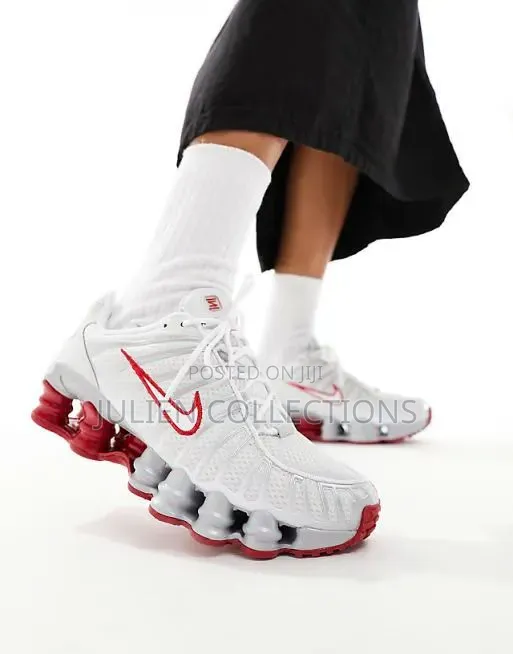 Nike Air G Shox Red White and Grey