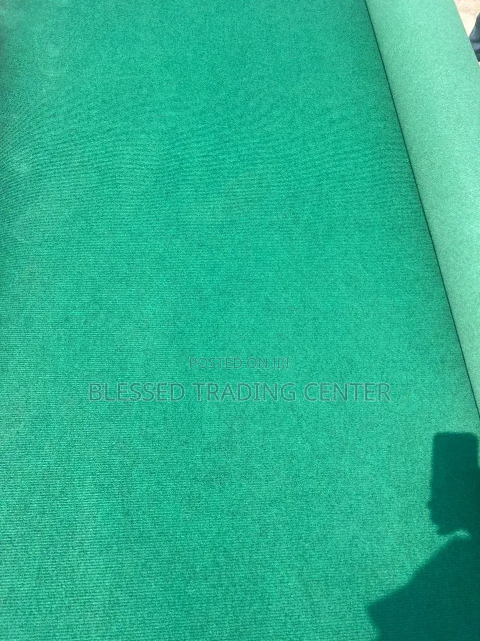 Green Woolen Carpet