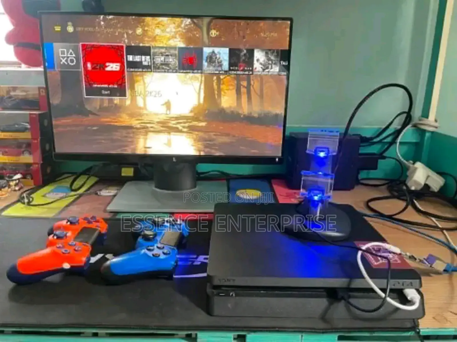 Two Controllers Ps4 Slim