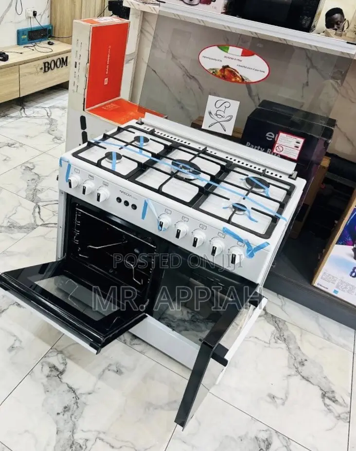 Premium Mideatech 5 Gas Burner(White) 