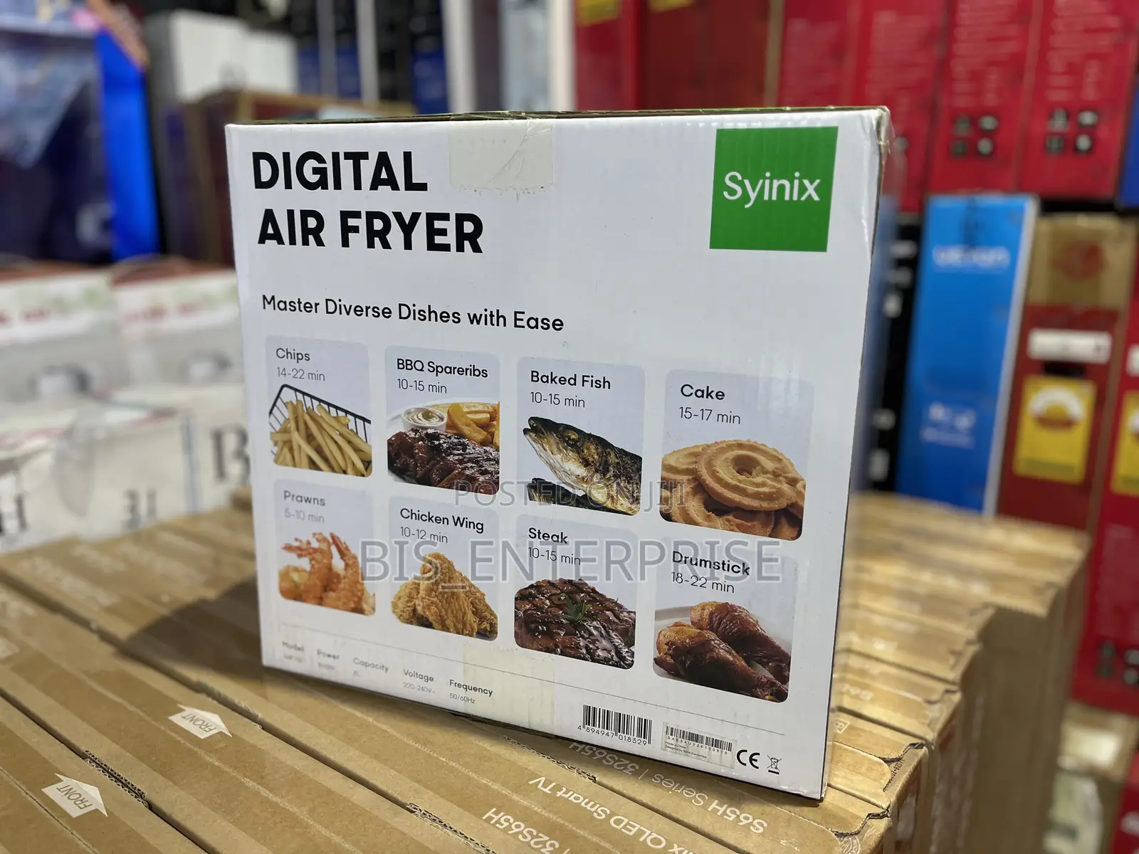 Syinix Digital Air Fryer 8 Liters