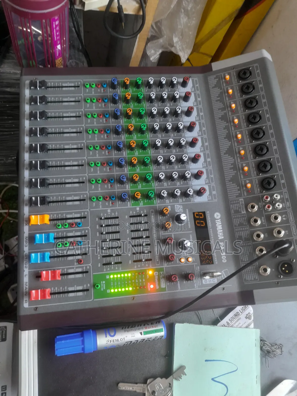 Professional Stereo 8 Channel Mixer