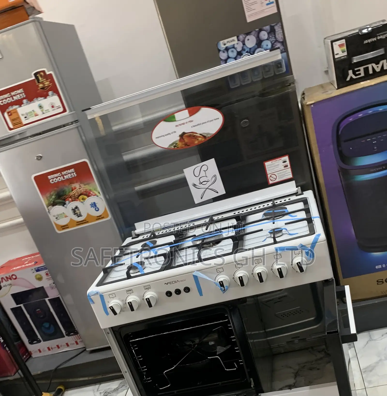 Best Quality Midea 5 Burner Gas Cooker With Oven