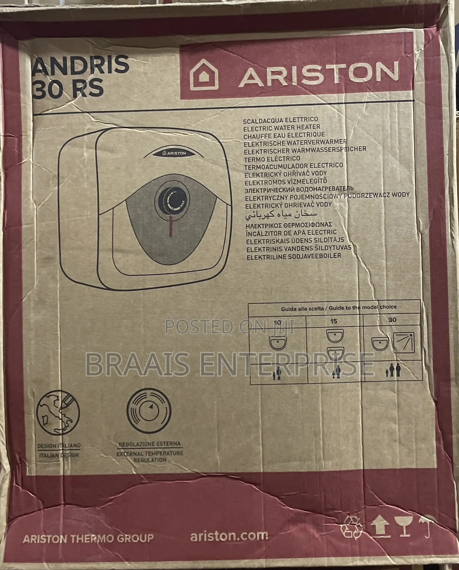 Andris 30 Rs Electric Storage Water Heaters