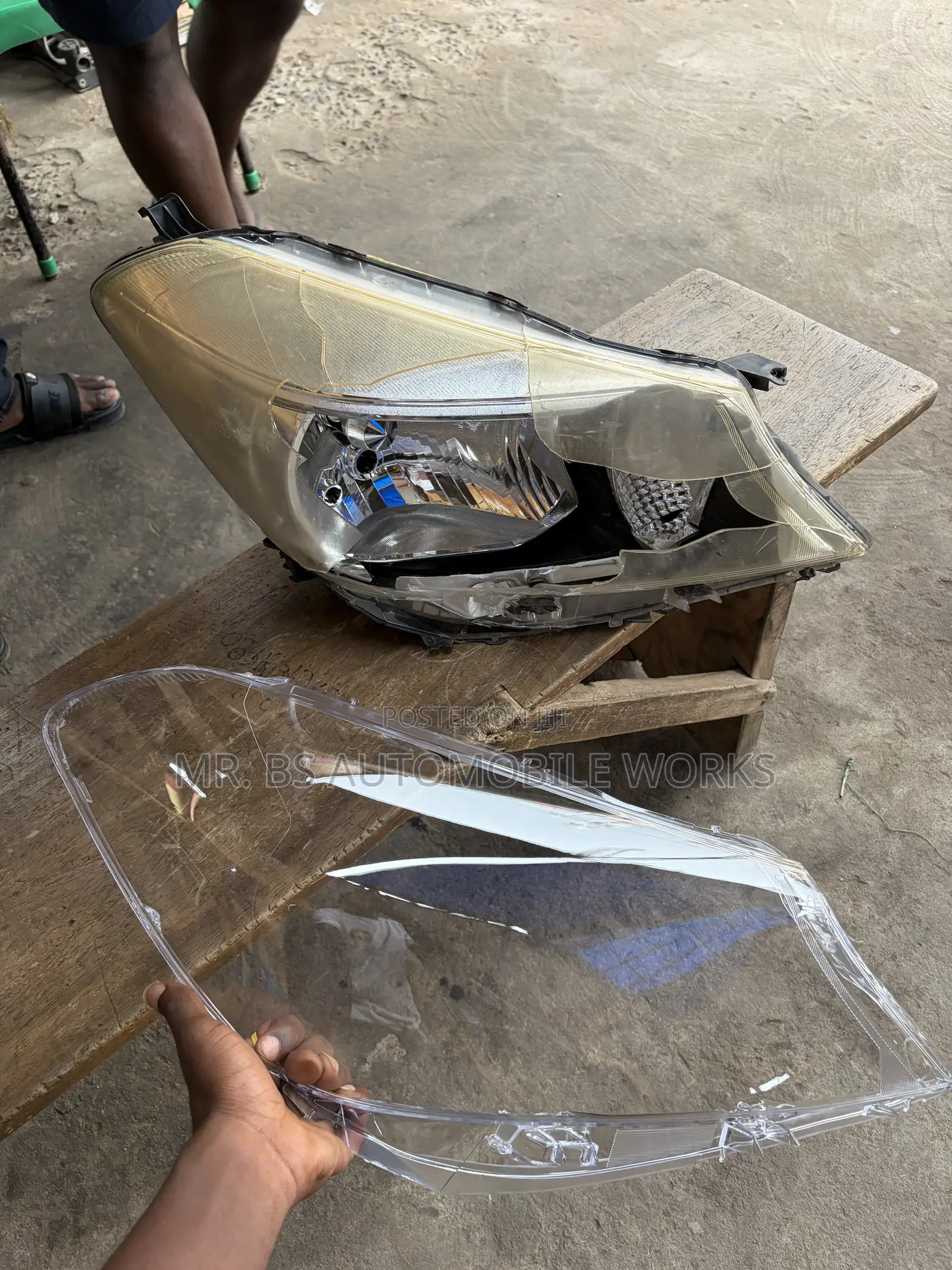 Toyota Vitz Headlight Glass / Cover 2012 to 2016