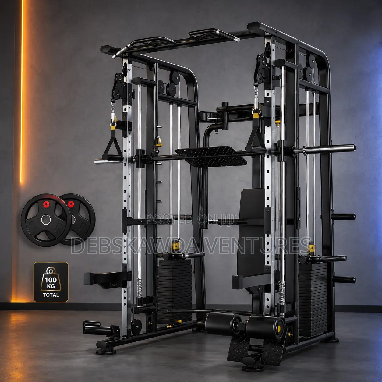 Commercial Smith Machine With 100kg Weight