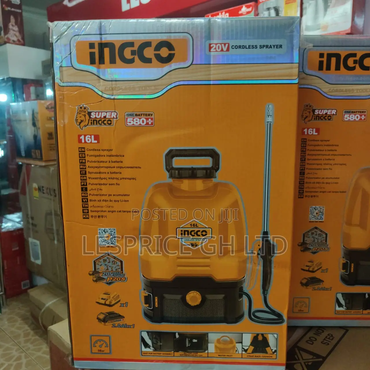 Great Performance and Affordable 20v Cordless 16l Knapsack Sprayer