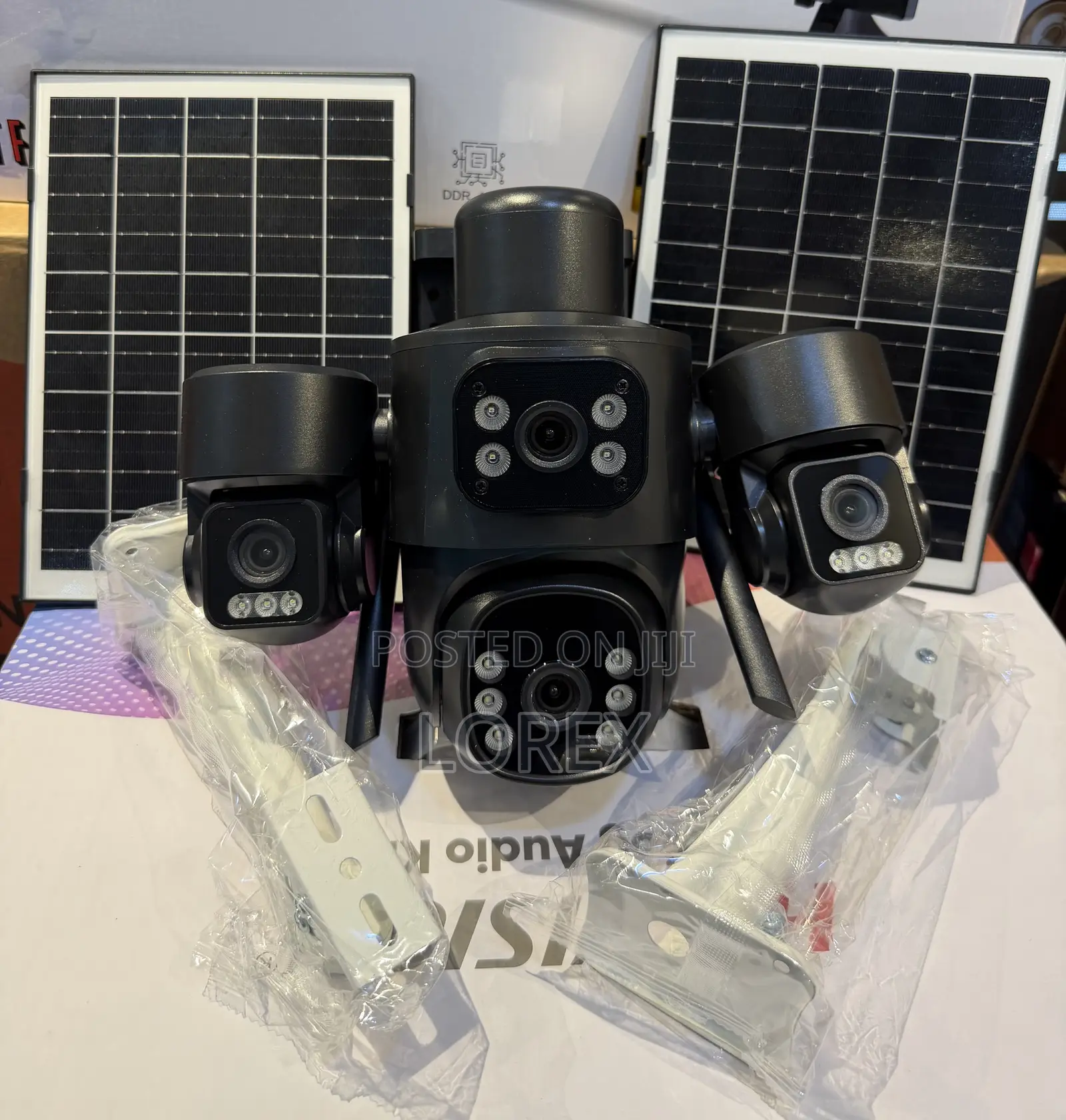 Solar 4g Camera 4 Lens 8mp Aov Full Color 2 Way Audio Hieasy App
