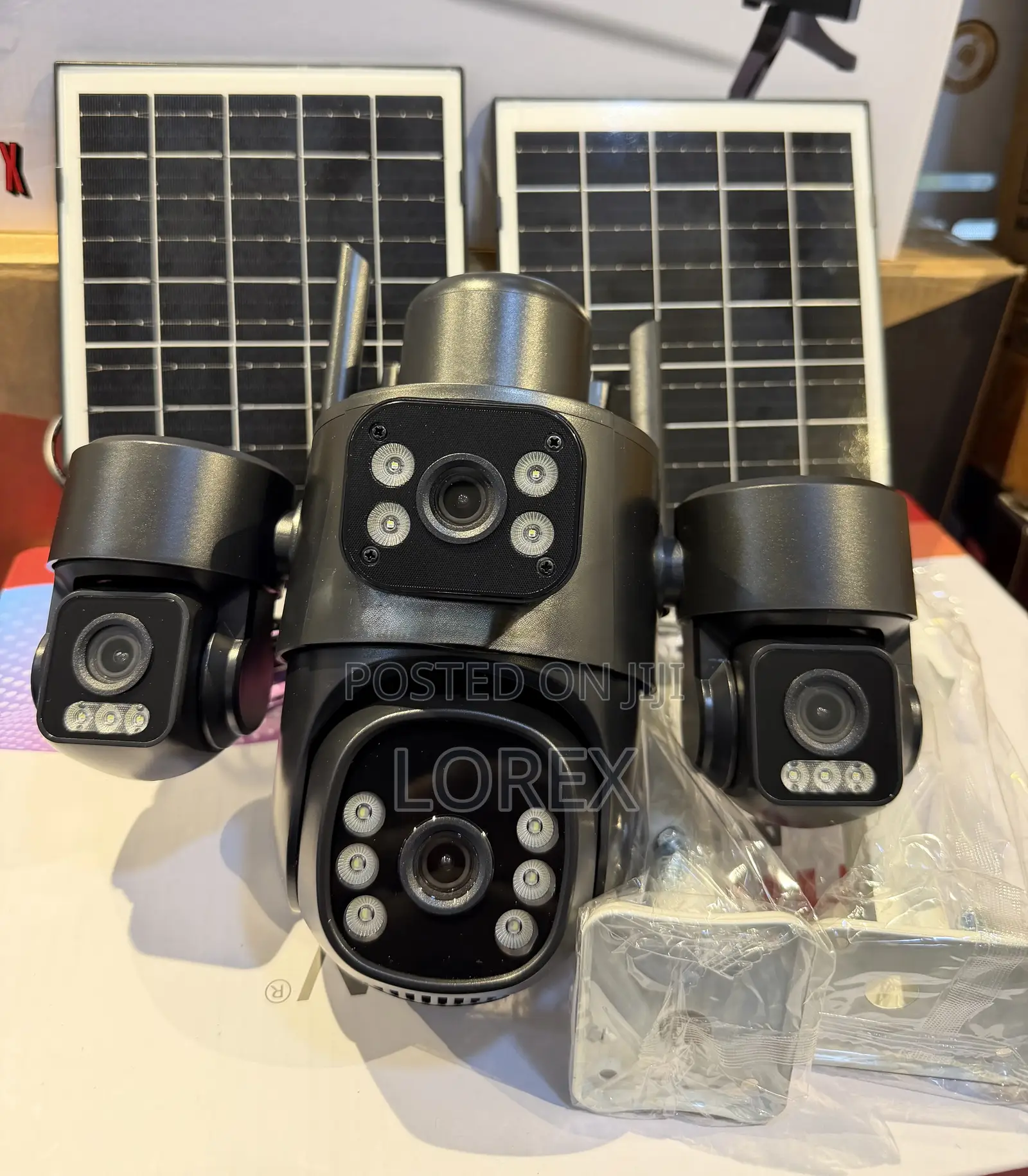 Solar 4g Camera 4 Lens 8mp Aov Full Color 2 Way Audio Hieasy App