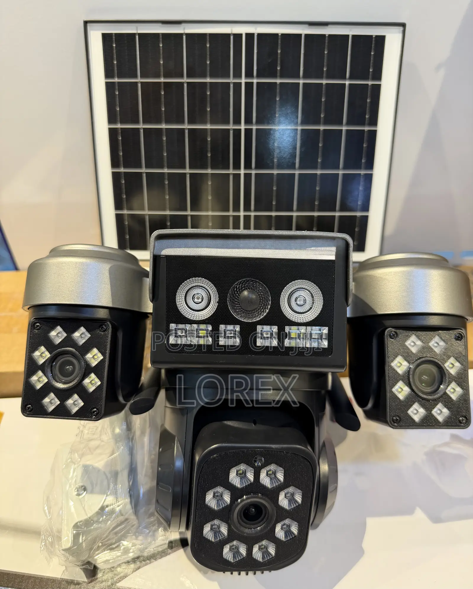 Solar Camera 4g Sim 3 Lens Aov Auto Tracking 2way Talk Full Color